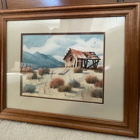 Watercolor Prairie Landscape - Picture 2 of 5